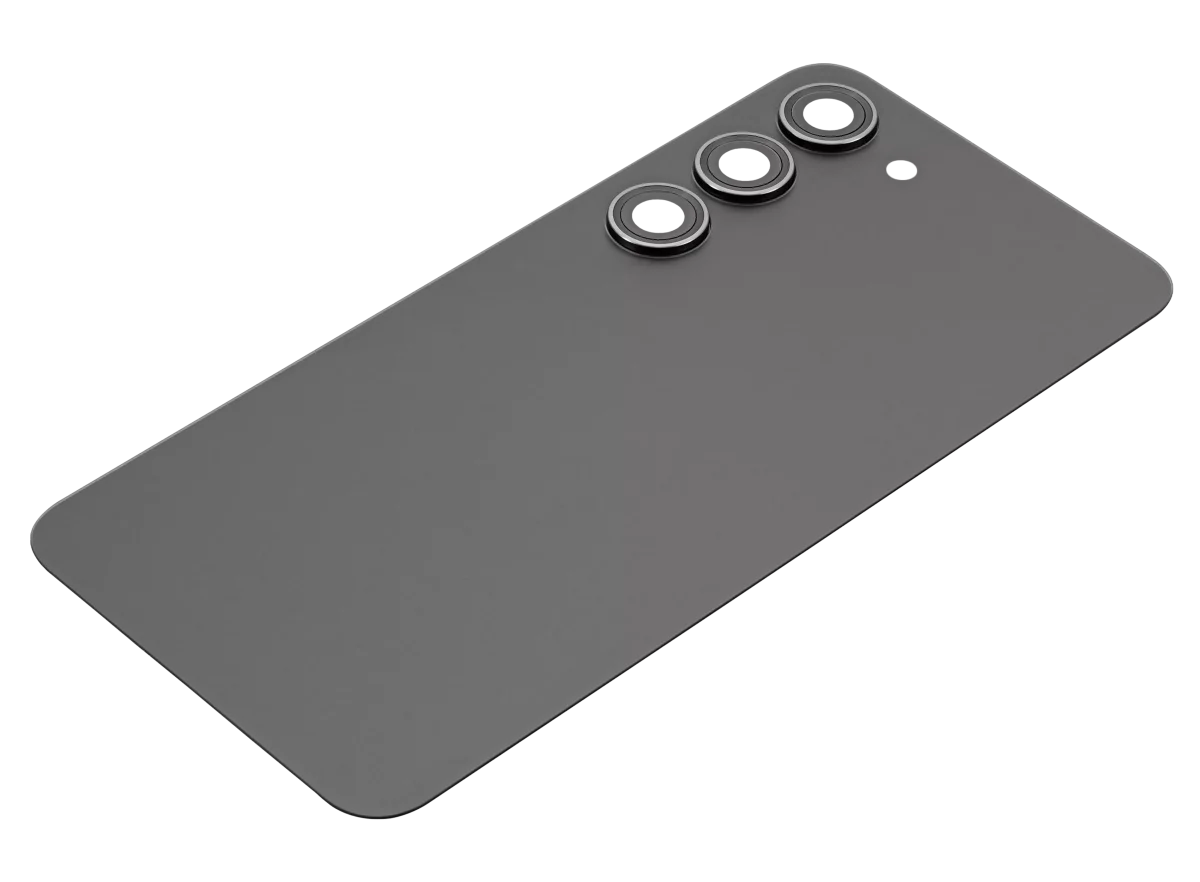 Samsung Galaxy S23 5G İle Uyumlu Arka Kapak Camı Kamera Lensiyle  (Aftermarket Plus) (Phantom Black) - Görsel 5