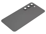 Samsung Galaxy S23 5G İle Uyumlu Arka Kapak Camı Kamera Lensiyle  (Aftermarket Plus) (Phantom Black) - Görsel 5