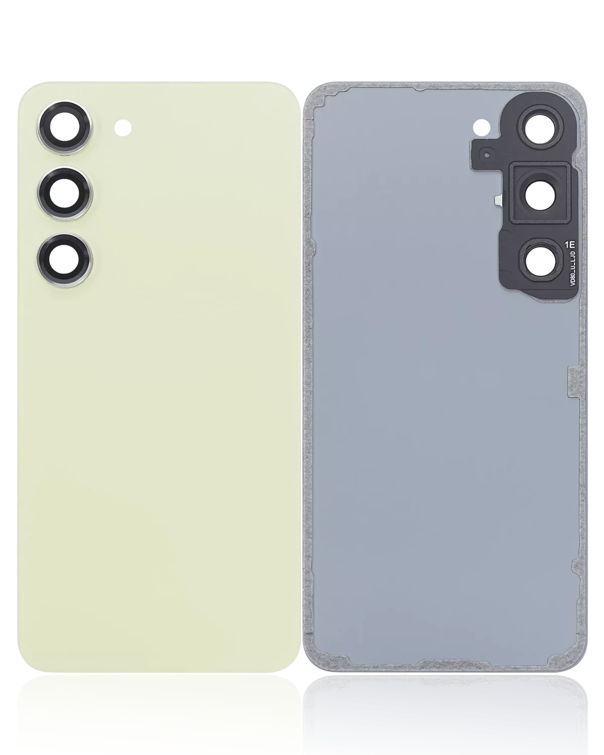 Samsung Galaxy S23 5G İle Uyumlu Arka Kapak Camı Kamera Lensiyle  (Lime) - Görsel 2