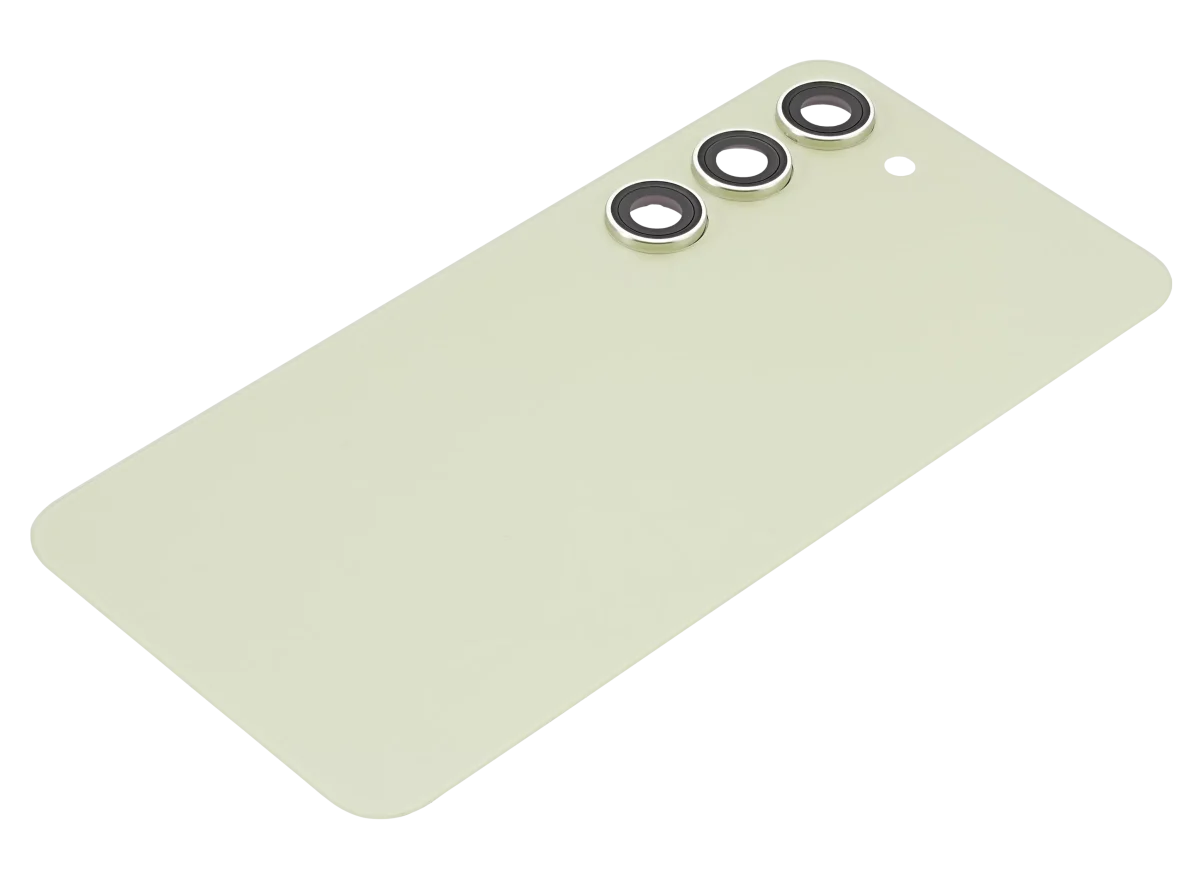 Samsung Galaxy S23 5G İle Uyumlu Arka Kapak Camı Kamera Lensiyle  (Lime) - Görsel 5