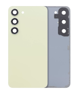 Samsung Galaxy S23 5G İle Uyumlu Arka Kapak Camı Kamera Lensiyle  (Lime) - Görsel 7