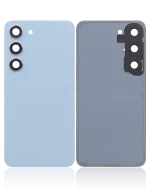 Samsung Galaxy S23 5G İle Uyumlu Arka Kapak Camı Kamera Lensiyle  (Mavi) - Görsel 2