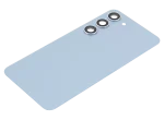 Samsung Galaxy S23 5G İle Uyumlu Arka Kapak Camı Kamera Lensiyle  (Mavi) - Görsel 5