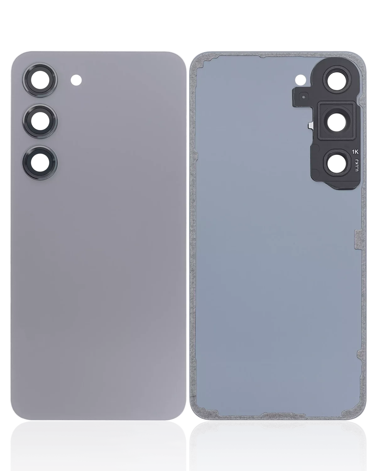 Samsung Galaxy S23 5G İle Uyumlu Arka Kapak Camı Kamera Lensli  (Grafit) - Görsel 2