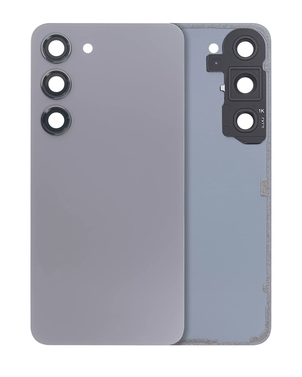 Samsung Galaxy S23 5G İle Uyumlu Arka Kapak Camı Kamera Lensli  (Grafit) - Görsel 7