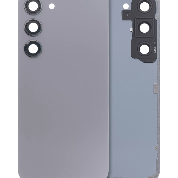 Samsung Galaxy S23 5G İle Uyumlu Arka Kapak Camı Kamera Lensli  (Grafit)