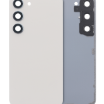 Samsung Galaxy S23 Arka İle Uyumlu Kapak Camı Kamera Lensli (Servis Paketi) (Krem)