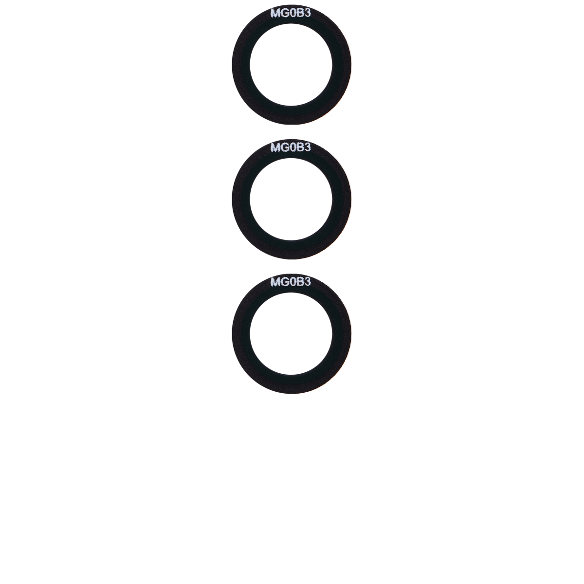 Samsung Galaxy S23 FE İle Uyumlu 5G Arka Kamera Lensi (Sadece Cam) Yapışkanlı (3 Parça Set) (Tüm Renkler) - Görsel 2