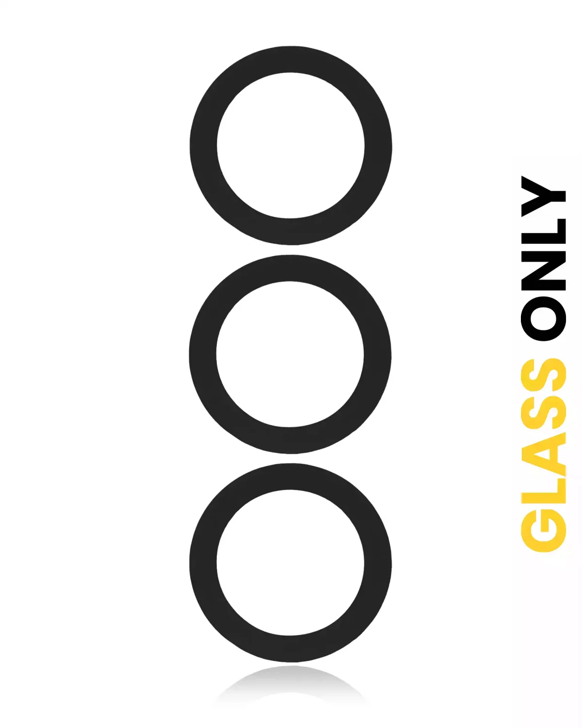 Samsung Galaxy S23 FE İle Uyumlu 5G Arka Kamera Lensi (Sadece Cam) Yapışkanlı (3 Parça Set) (Tüm Renkler) - Görsel 5