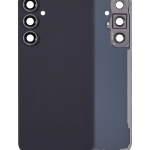 Samsung Galaxy S23 FE İle Uyumlu 5G Arka Kapak Cam Kamera Lensli (Aftermarket Plus) (Grafit)