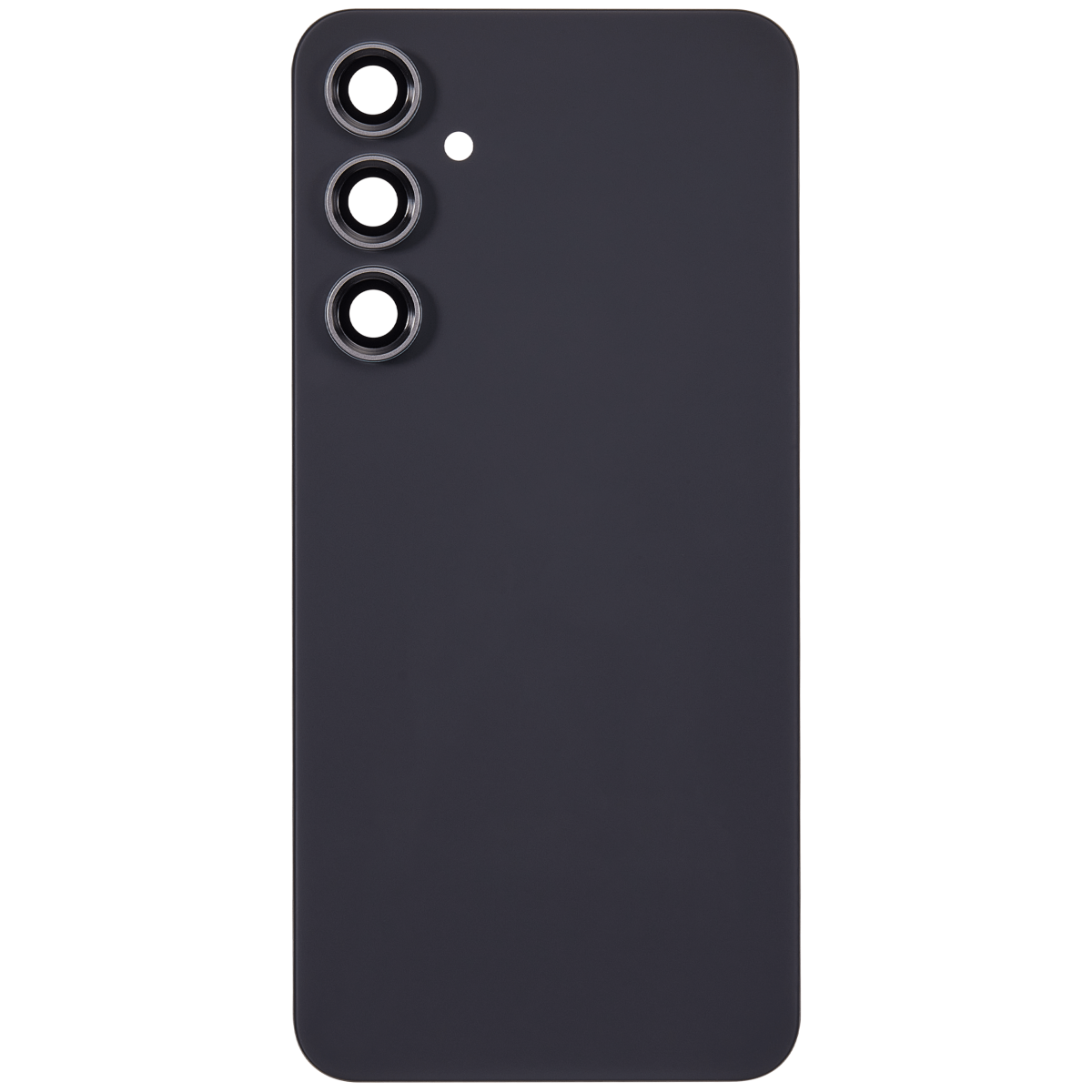 Samsung Galaxy S23 FE İle Uyumlu 5G Arka Kapak Cam Kamera Lensli (Aftermarket Plus) (Grafit) - Görsel 3