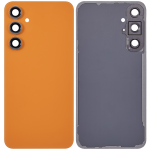 Samsung Galaxy S23 FE İle Uyumlu 5G Arka Kapak Cam Kamera Lensli (Aftermarket Plus) (Mandalina) - Görsel 2