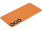 Samsung Galaxy S23 FE İle Uyumlu 5G Arka Kapak Cam Kamera Lensli (Aftermarket Plus) (Mandalina) - Görsel 5