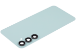 Samsung Galaxy S23 FE İle Uyumlu 5G Arka Kapak Cam Kamera Lensli (Aftermarket Plus) (Nane) - Görsel 5