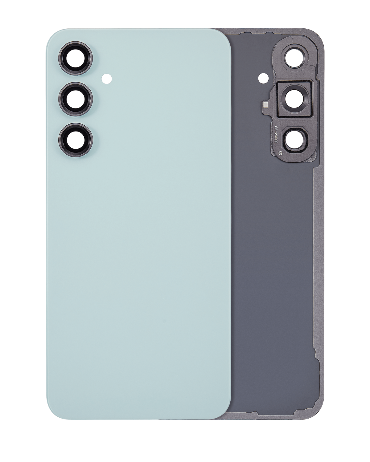 Samsung Galaxy S23 FE İle Uyumlu 5G Arka Kapak Cam Kamera Lensli (Aftermarket Plus) (Nane) - Görsel 7