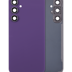 Samsung Galaxy S23 FE İle Uyumlu 5G Arka Kapak Camı Kamera Lensli  (Mor)