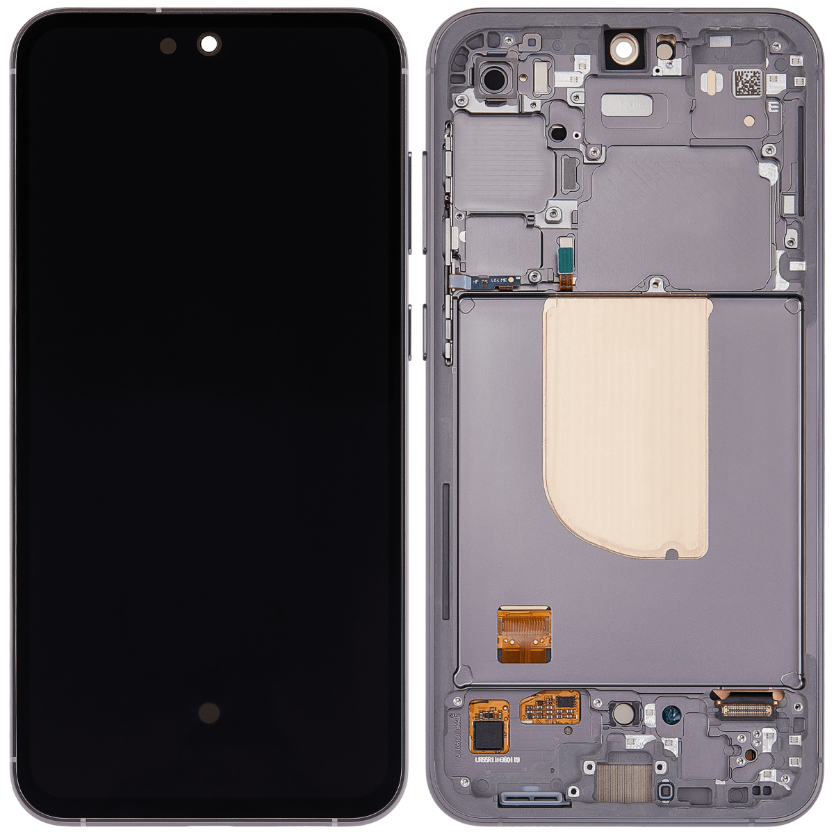 Samsung Galaxy S23 FE İle Uyumlu 5G - Çerçeveli ekran Orijinal Ekranı Orijinal (Grafit) - Görsel 2