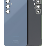 Samsung Galaxy S23 FE İle Uyumlu Arka Kapak Camı Kamera Lensiyle (Servis Paketi) (Indigo)