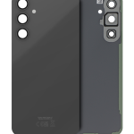 Samsung Galaxy S23 FE İle Uyumlu Arka Kapak Camı Kamera Lensiyle Uyumlu (Servis Paketi) (Grafit)