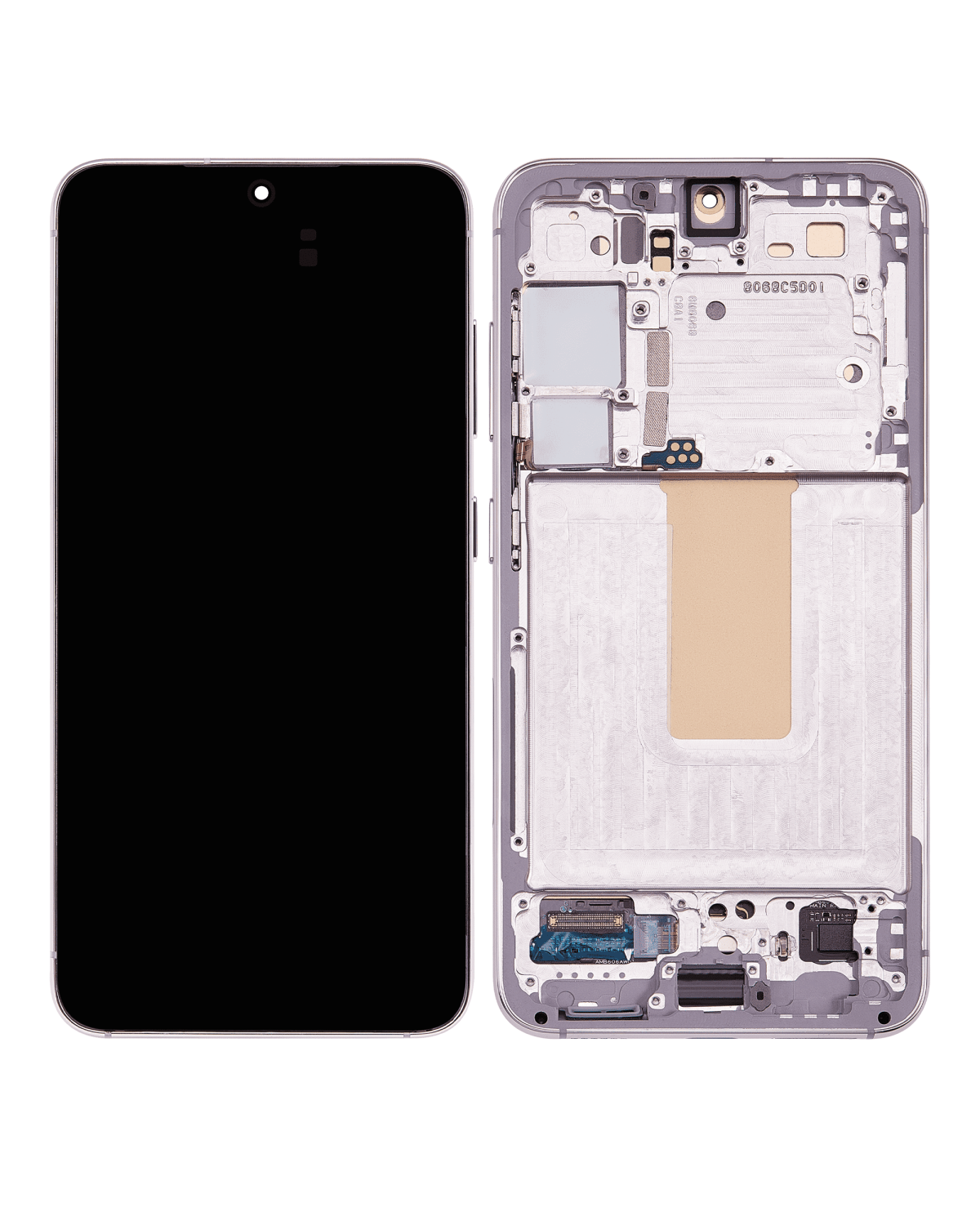 Samsung Galaxy S23 İle Uyumlu Çerçeveli Ekran Dokunmatik Orijinal Ekranı Orijinal(Pembe Lavanta) - Görsel 5