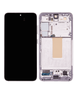 Samsung Galaxy S23 İle Uyumlu Çerçeveli Ekran Dokunmatik Orijinal Ekranı Orijinal(Pembe Lavanta) - Görsel 5