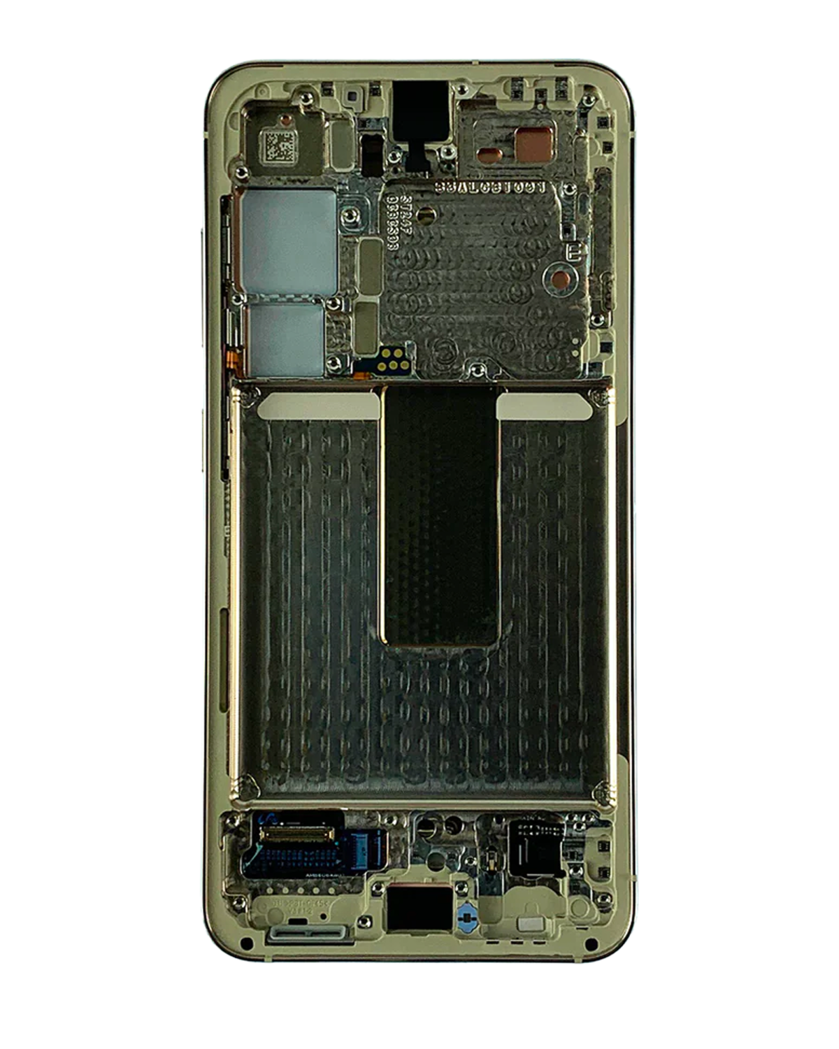 Samsung Galaxy S23 İle Uyumlu Çerçeveli Ekran Dokunmatik Orijinal Ekranı (Servis Paketi)(Krem) - Görsel 4