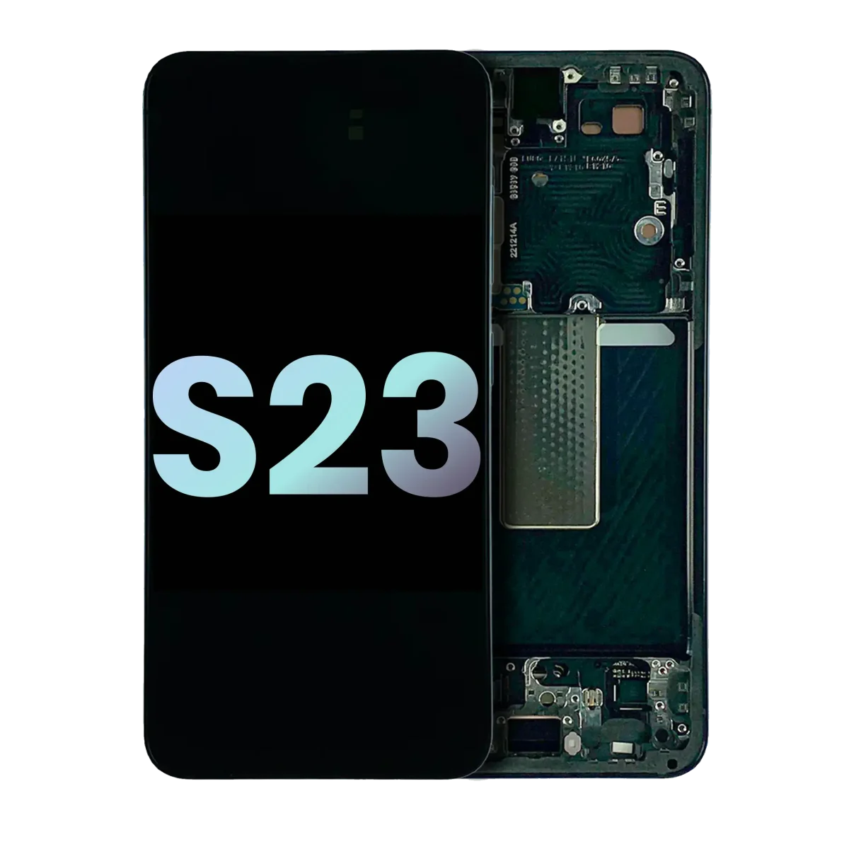 Samsung Galaxy S23 İle Uyumlu Çerçeveli Ekran Dokunmatik Orijinal Ekranı (Servis Paketi)(Phantom Black) - Görsel 3