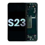 Samsung Galaxy S23 İle Uyumlu Çerçeveli Ekran Dokunmatik Orijinal Ekranı (Servis Paketi)(Phantom Black) - Görsel 3
