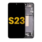 Samsung Galaxy S23 İle Uyumlu Çerçeveli Ekran Dokunmatik Orijinal(Yeşil) - Görsel 2