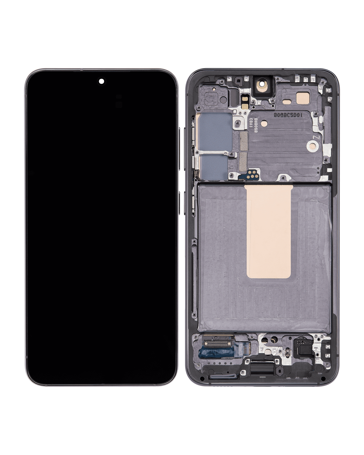 Samsung Galaxy S23 İle Uyumlu Çerçeveli Ekran Dokunmatik Orijinal(Yeşil) - Görsel 5