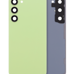 Samsung Galaxy S23 Plus İle Uyumlu 5G Arka Kapak Camı Kamera Lensiyle  (Lime)