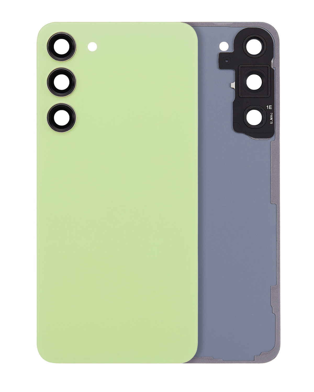 Samsung Galaxy S23 Plus İle Uyumlu 5G Arka Kapak Camı Kamera Lensiyle  (Lime) - Görsel 7