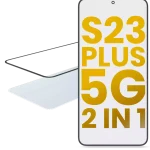 Samsung Galaxy S23 Plus İle Uyumlu 5G OCA Önceden Kurulu 2'si 1 Arada Ön Cam