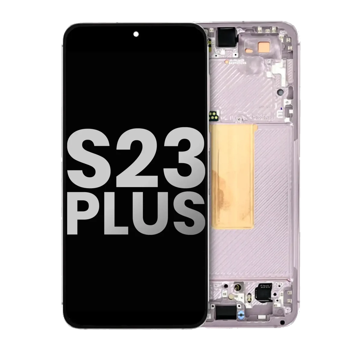 Samsung Galaxy S23 Plus İle Uyumlu Çerçeveli Ekran Dokunmatik Ekran Orijinal Ekranı(Kullanılmış OEM Çekme: Sınıf A)(Lavanta) - Görsel 3