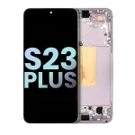 Samsung Galaxy S23 Plus İle Uyumlu Çerçeveli Ekran Dokunmatik Orijinal Ekranı (Servis Paketi)(Lavanta) - Görsel 3