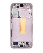 Samsung Galaxy S23 Plus İle Uyumlu Çerçeveli Ekran Dokunmatik Orijinal Ekranı (Servis Paketi)(Lavanta) - Görsel 4