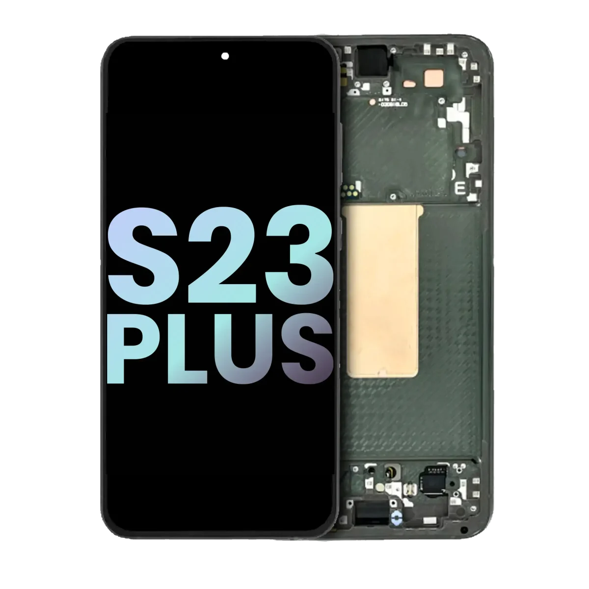 Samsung Galaxy S23 Plus İle Uyumlu Çerçeveli Ekran Dokunmatik Orijinal Ekranı (Servis Paketi)(Yeşil) - Görsel 3