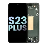 Samsung Galaxy S23 Plus İle Uyumlu Çerçeveli Ekran Dokunmatik Orijinal Ekranı (Servis Paketi)(Yeşil) - Görsel 3
