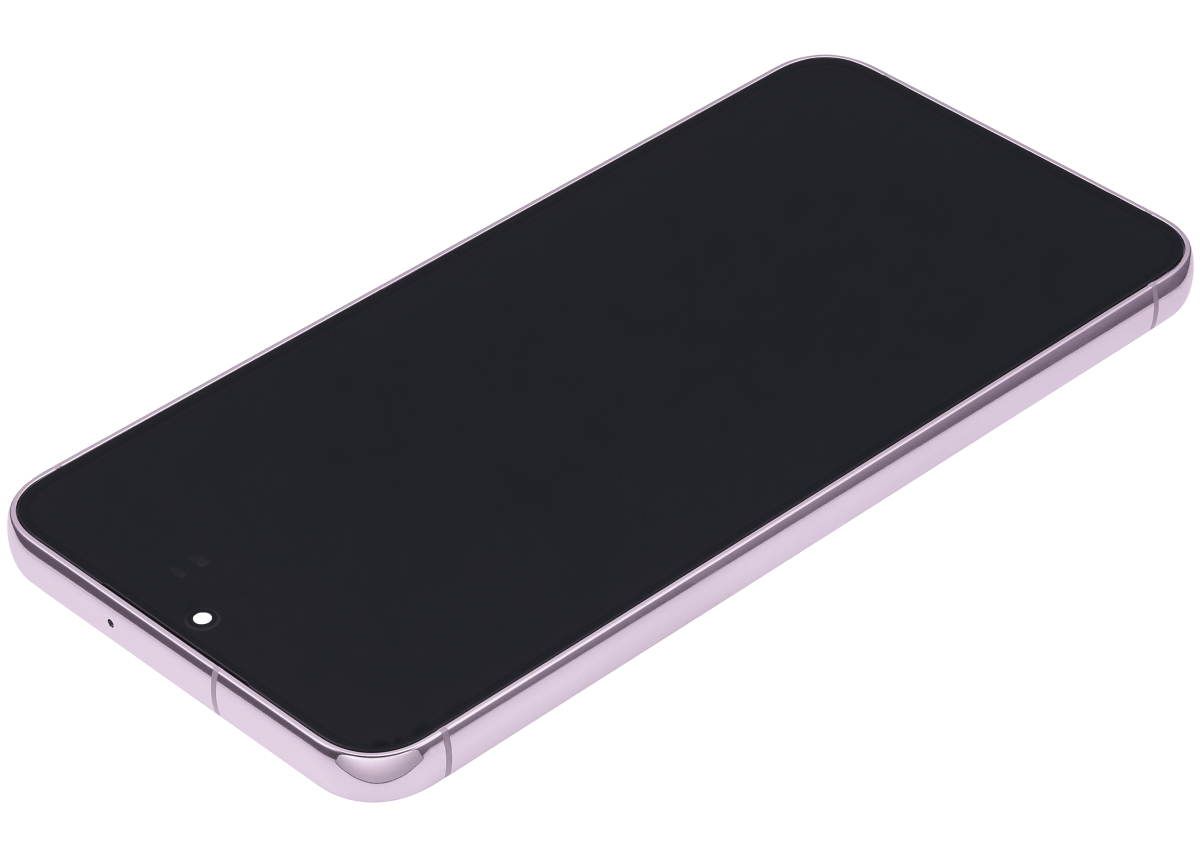 Samsung Galaxy S23 Plus İle Uyumlu Çerçeveli Ekran Dokunmatik Orijinal(Lavanta) - Görsel 5