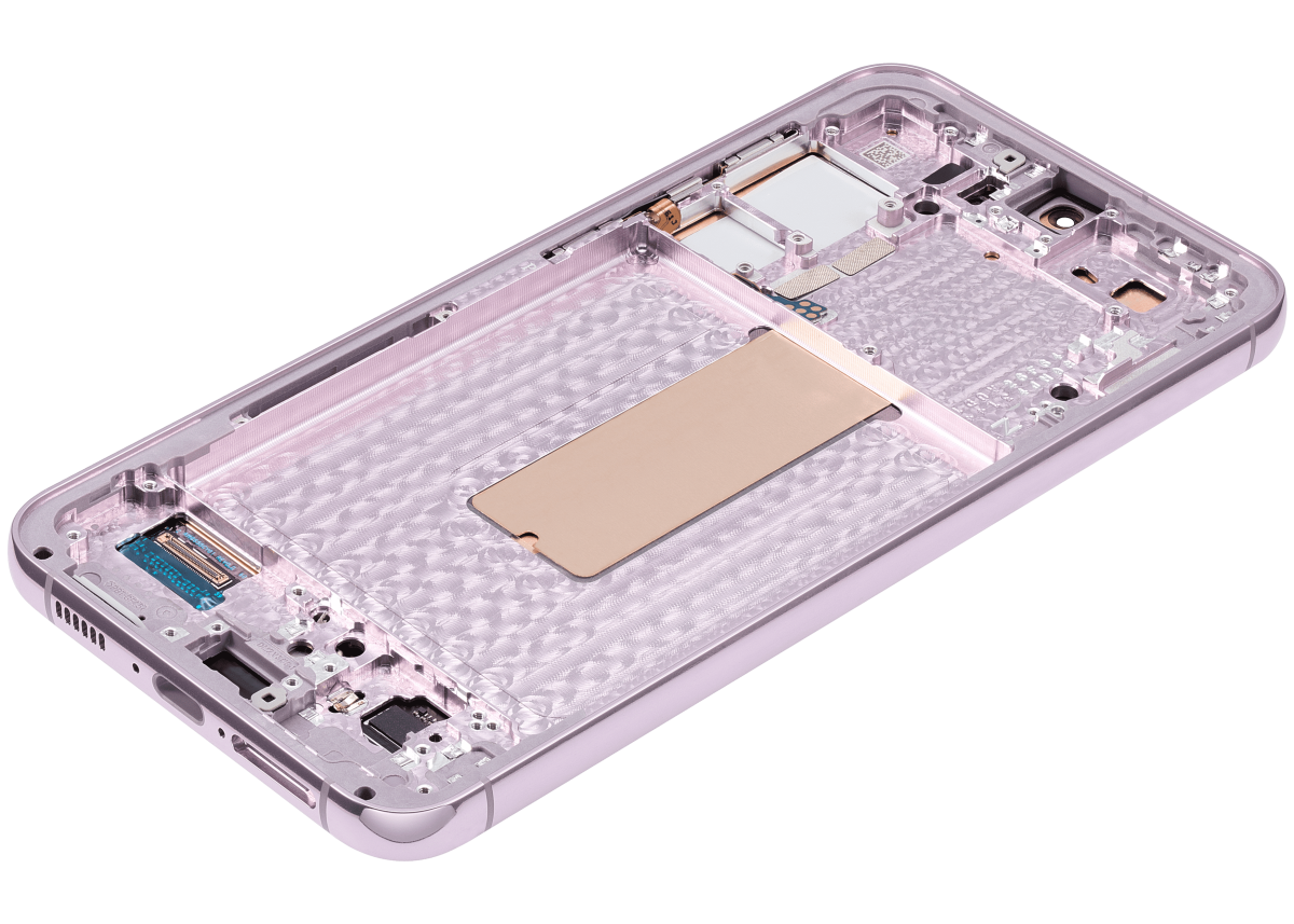 Samsung Galaxy S23 Plus İle Uyumlu Çerçeveli Ekran Dokunmatik Orijinal(Lavanta) - Görsel 6