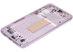 Samsung Galaxy S23 Plus İle Uyumlu Çerçeveli Ekran Dokunmatik Orijinal(Lavanta) - Görsel 6