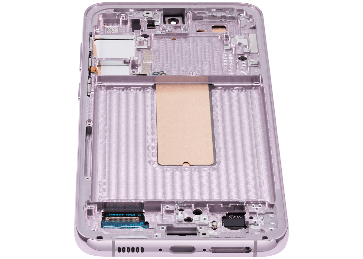 Samsung Galaxy S23 Plus İle Uyumlu Çerçeveli Ekran Dokunmatik Orijinal(Lavanta) - Görsel 7