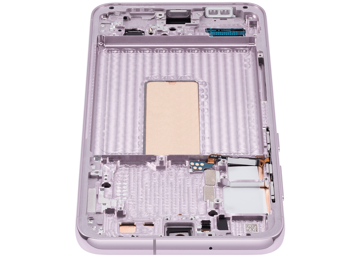 Samsung Galaxy S23 Plus İle Uyumlu Çerçeveli Ekran Dokunmatik Orijinal(Lavanta) - Görsel 8
