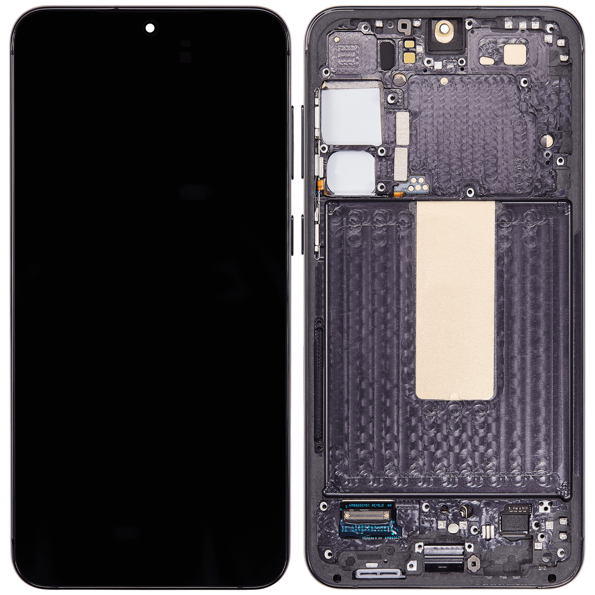 Samsung Galaxy S23 Plus İle Uyumlu Çerçeveli Ekran Dokunmatik Orijinal(Phantom Black) - Görsel 2