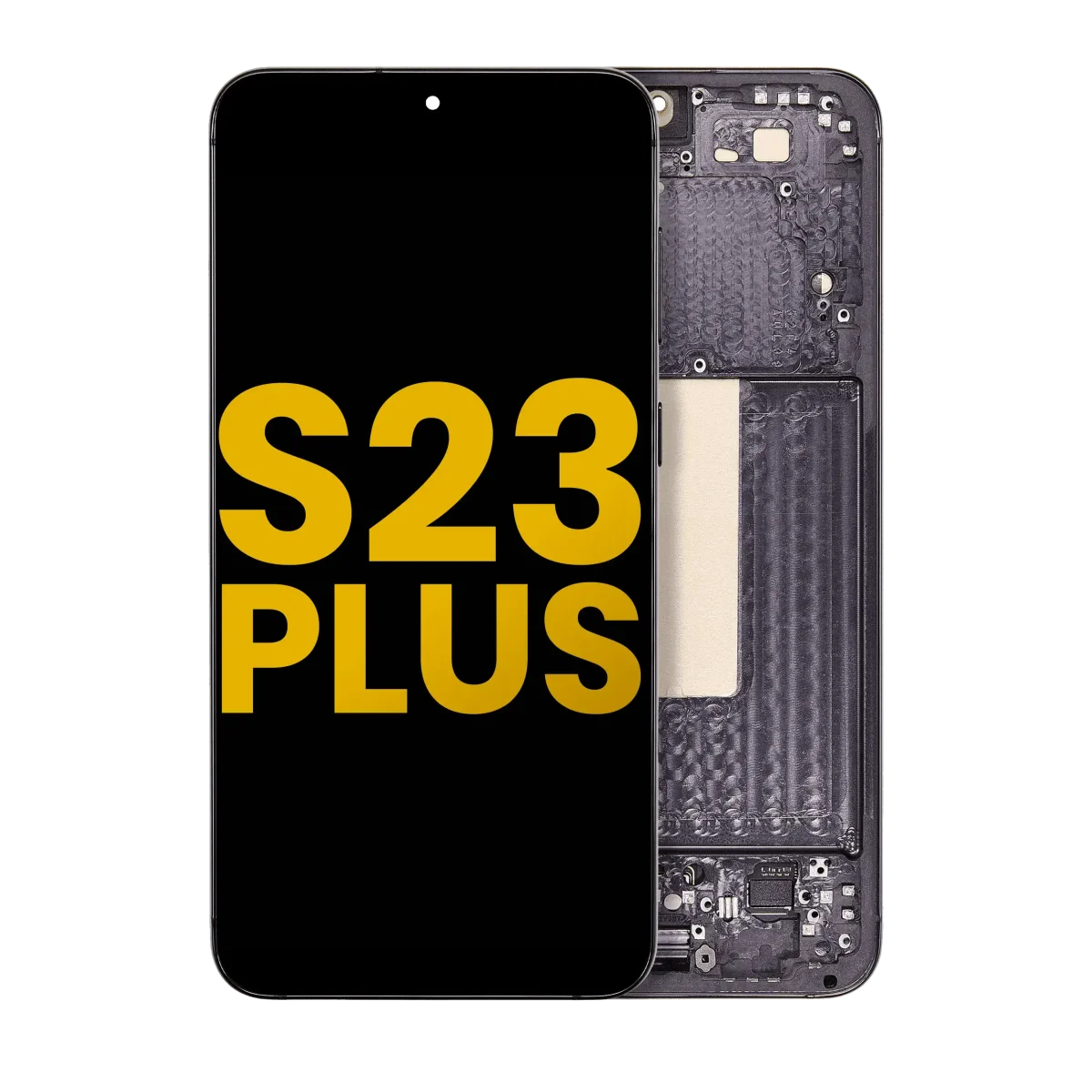 Samsung Galaxy S23 Plus İle Uyumlu Çerçeveli Ekran Dokunmatik Orijinal(Phantom Black) - Görsel 3