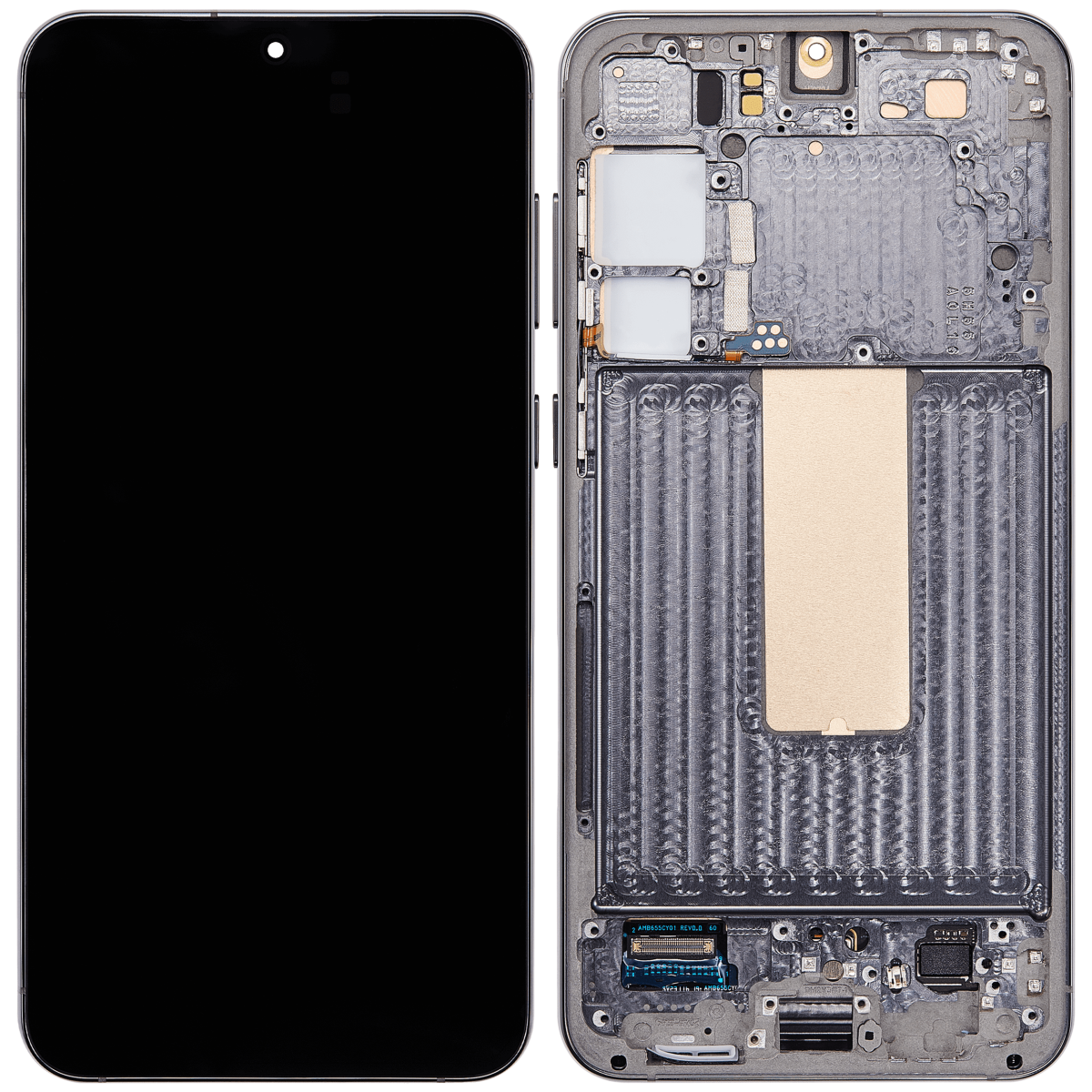 Samsung Galaxy S23 Plus İle Uyumlu Çerçeveli Ekran Dokunmatik Orijinal(Yeşil) - Görsel 2