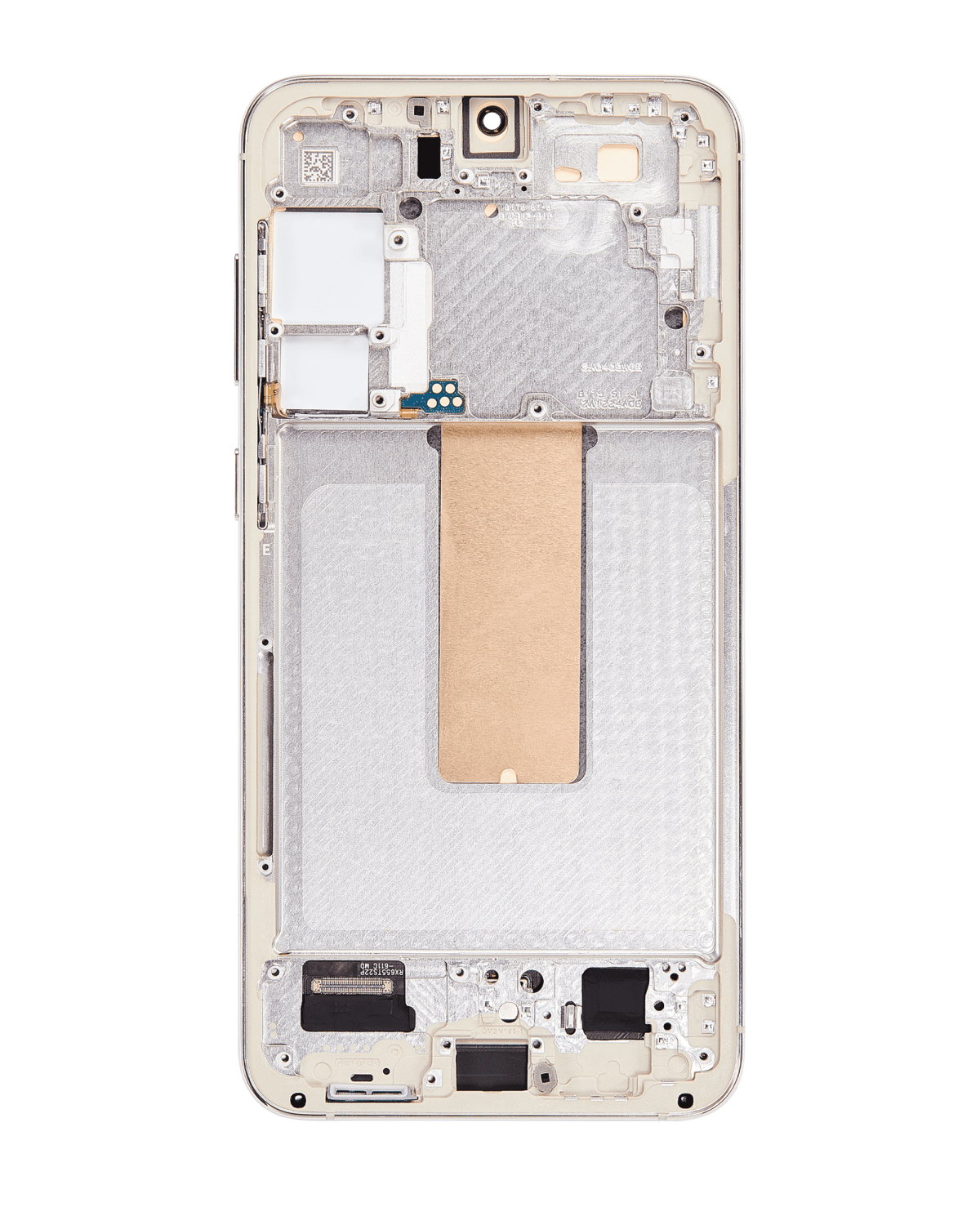 Samsung Galaxy S23 Plus İle Uyumlu Çerçeveli Ekran Dokunmatik(Krem) - Görsel 4