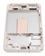 Samsung Galaxy S23 Plus İle Uyumlu Çerçeveli Ekran Dokunmatik(Krem) - Görsel 7