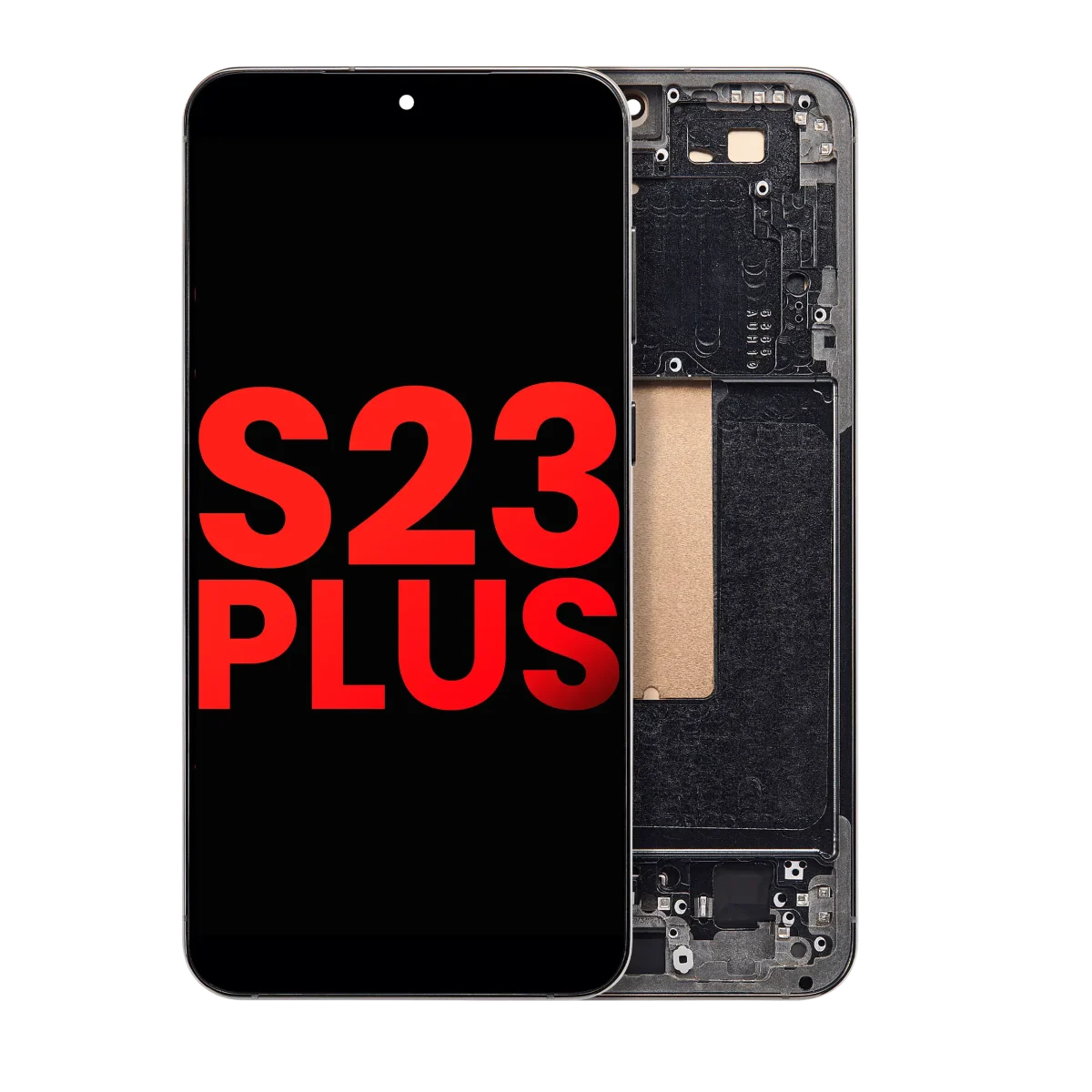 Samsung Galaxy S23 Plus İle Uyumlu Çerçeveli Ekran Dokunmatik(Yeşil)