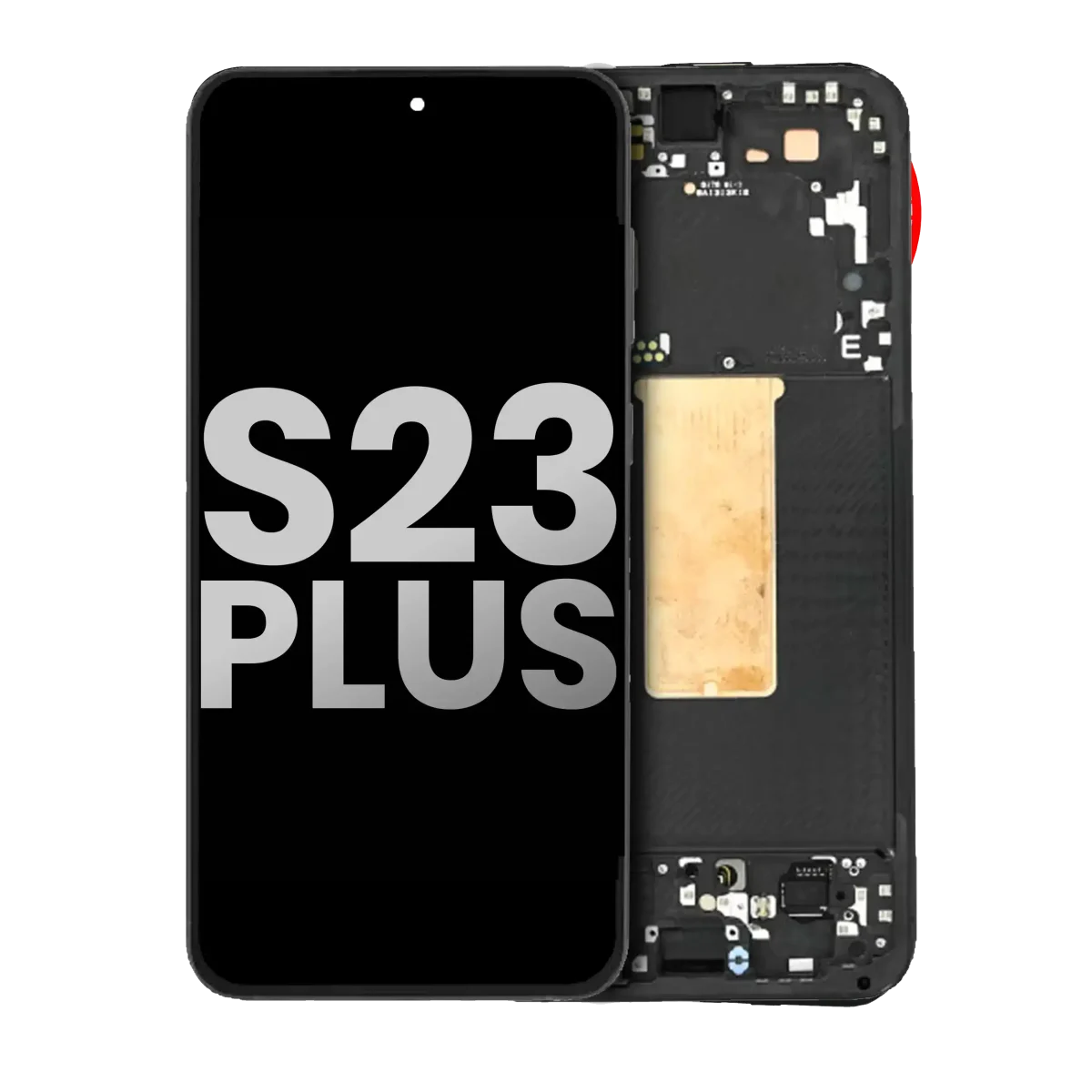 Samsung Galaxy S23 Plus İle Uyumlu Çerçeveli ekran Orijinal Ekranı)(Hayalet Siyah) - Görsel 2